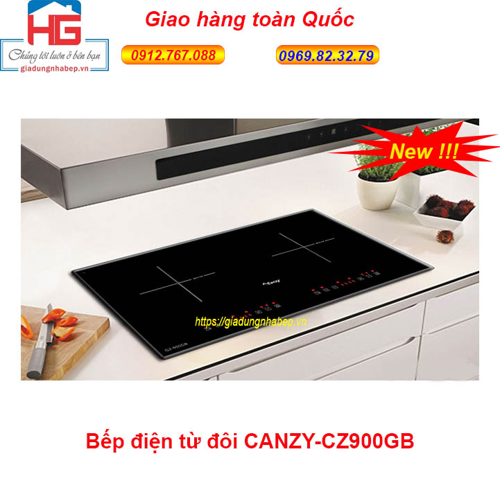 Bếp Điện Từ Canzy CZ-900GB | Bếp Từ Đôi Canzy CZ900GB SX tại Thái Lan