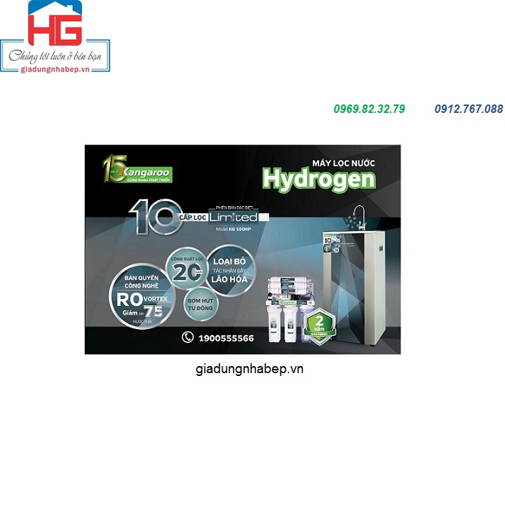 Máy lọc nước Kangaroo Hydrogen Plus KG100HP giá rẻ