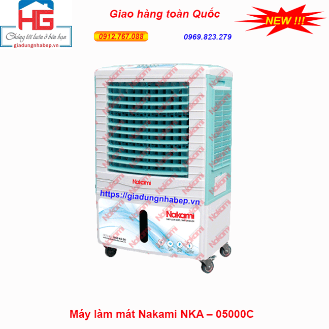 Máy làm mát không khí Nakami-NKA05000C, Quạt điều hòa hơi nước Nakami-NKA-05000C giá rẻ