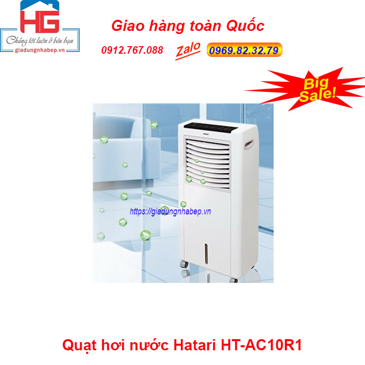 Quạt điều hòa Hatari HT-AC10R1, Máy làm mát không khí Hatari HT-AC10R1 giá rẻ