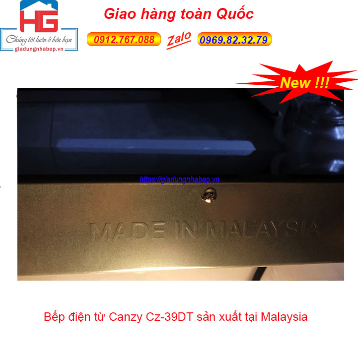 Xuất sứ Bếp điện từ Canzy CZ 39DT, Bếp từ và hồng ngoại Canzy CZ39DT Bán tại Hà Nội giá rẻ nhất