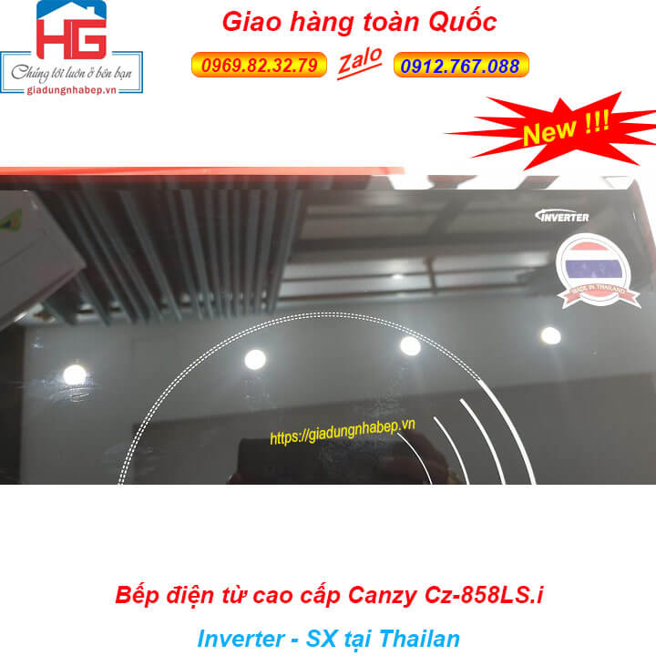 Bếp từ Canzy 858LS.i, Bếp từ Canzy 858-LSi giá rẻ ở Hà Nội
