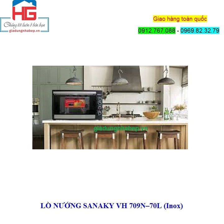 Lò Nướng Sanaky, Lò Nướng Sanaky Vh-709n–70L giá rẻ